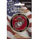 Pioneer Self-Adhesive Metal Military Medallions - Marine Corp