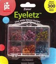 Provo Zision Eyeletz 1/8" Eyelets Assorted 300 pc - Fall
