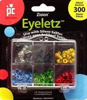 Provo Zision Eyeletz 1/8" Eyelets Assorted 300 pc - Winter