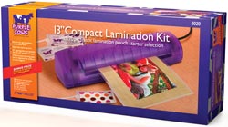 Purple Cows Compact Laminator Pouch - 8" x 8"