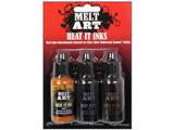 Ranger Melt Art Heat It Dye Inks  3pc - Majestic Gems