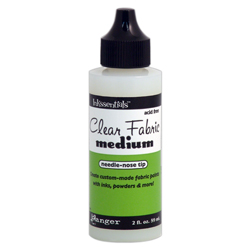 Ranger Inkssentials Clear Fabric Medium - 2 oz.