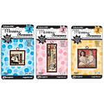 Ranger Inkssentials Memory Frames for Memory Glass - 1" x 3" - Polished Chrome