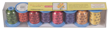 Robinson-Anton Color Medley Collection Gift Pack - Spring Flowers 1100yd 8/box