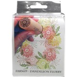 Rubber Stamp Tapestry Fabric Stamp Set - Dandelion Furry