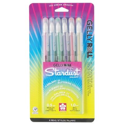 Sakura Gelly Roll Stardust Gel Pen 6 Pack