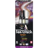 Sakura Pen-Touch Metallic Marker Fine Point 1mm 3 pack, Silver, Gold & White