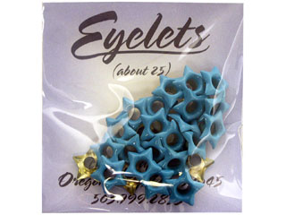 ScrapArts Eyelets 3/16 Star 25 pc - Caribbean Blue