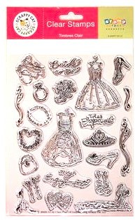 Scrappy Cat Clear Stamps - Bride to Be Set