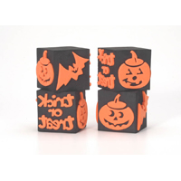 Scrappy Cat Foam Stamp Cube - Trick or Treat
