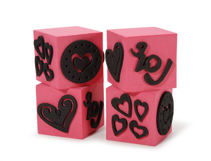 Scrappy Cat Foam Stamp Cube - That's Amore