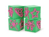 Scrappy Cat Foam Stamp Cube - Princess