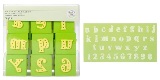 Scrappy Cat Foam Stamp Cubes - P J Party Alphabet & Numbers