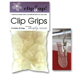 Simply Renee Clip It Up Clip Grips, 40/pkg