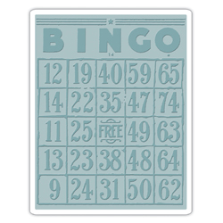 Sizzix - Texture Fades Embossing Folders - Tim Holtz - Bingo & Patchwork