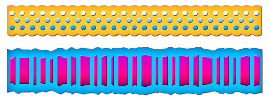 Spellbinders Die - Borderabilities Petite - Deckle Scallop