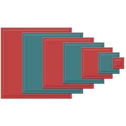 Spellbinders Die - Nestabilities - Classic Square, Large (7 dies)