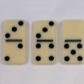 Dominos, Plastic, 28 Pieces, 1-1/16" x 1/2" x 5/32"