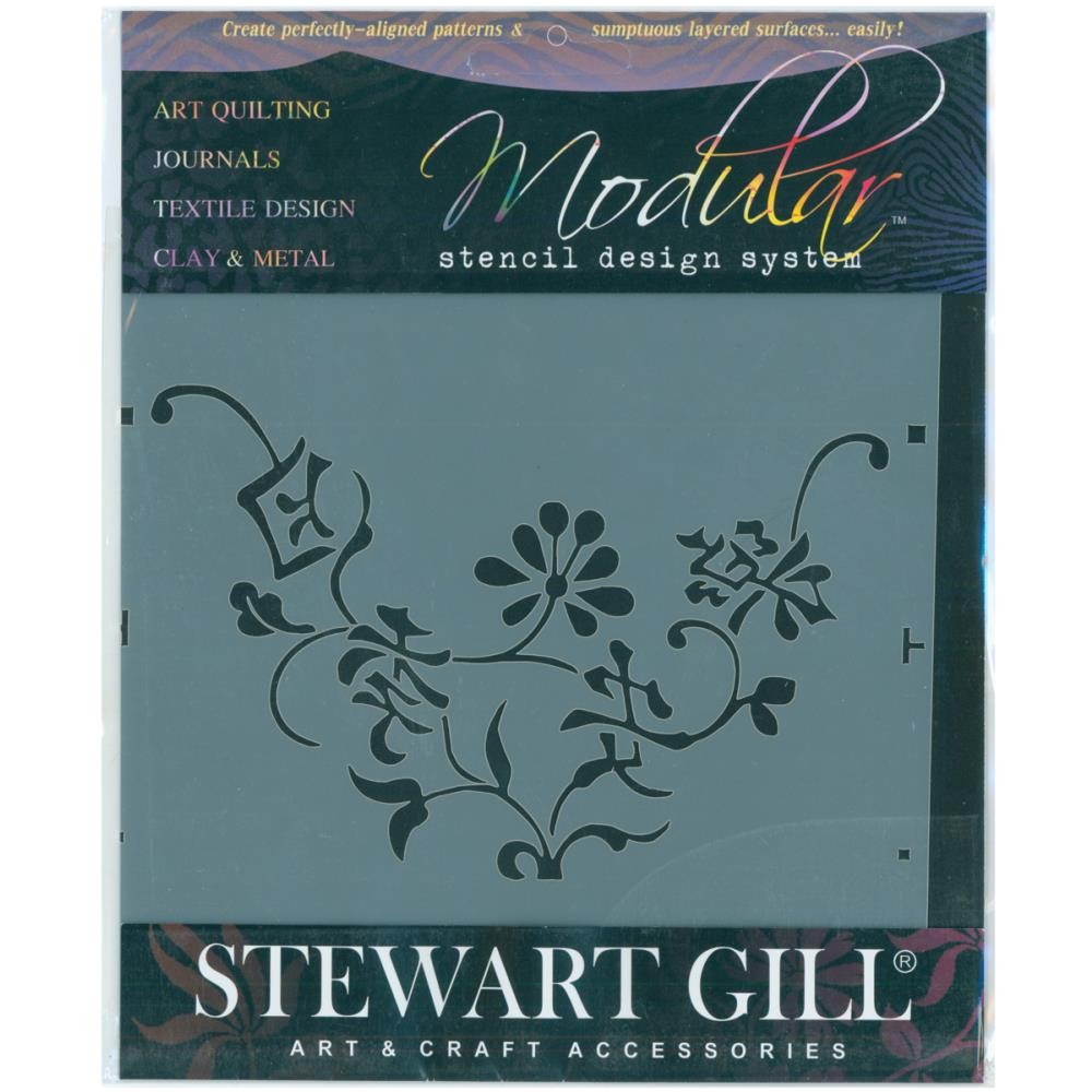 Stewart Gill Modular Stencil Design System - IKEBANA - Calligraphy