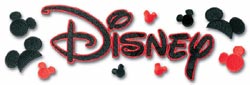 Disney Embroidered Sticker - Disney Title