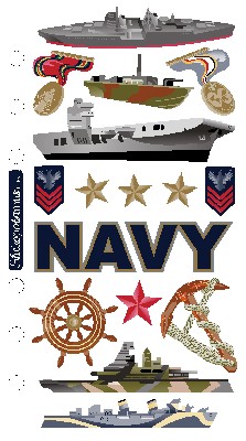 Sticko Career Stickers - Navy