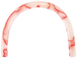Sunbelt Fasteners Purse Handle U-shape Red Marble Single
