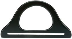 Sunbelt Wood Purse Handle 9-3/4" Black Single