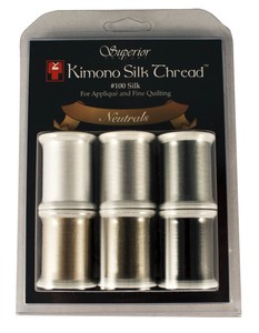 Kimono Silk Thread Set Neutral Collection 6 Spools