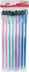 Susan Bates Crystalites Acrylic Knitting Needle Assortment Size 8, 9,10,10.5