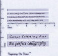 Tiny Time Line Journaling Template