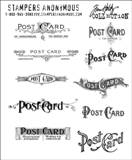 Tim Holtz Stamps - Postcards