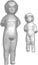 Tim Holtz Idea-Ology Fractured Dolls 2/Pkg