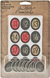 Advantus - Tim Holtz Idea-ology Metal Cash Keys w/Stickers