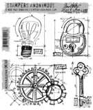 Tim Holtz Stamps - Industrial Blueprint