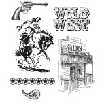 Tim Holtz Stamps - Wild West