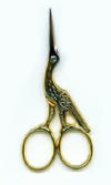 Tool Tron Gold Plated Stork Scissors - Just like Grandma's