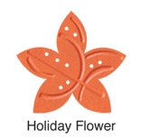 Marvy Uchida Clever Lever Embossing Silhouette Punch - Holiday Flower