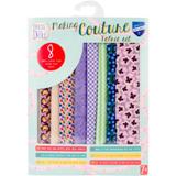 Dress Your Doll Making Couture Fabric Set 8pc - Violets