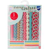 Dress Your Doll Making Couture Fabric Set 8pc - Red Rose