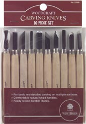 Walnut Hollow Carving Knife Knives Set 10 Piece