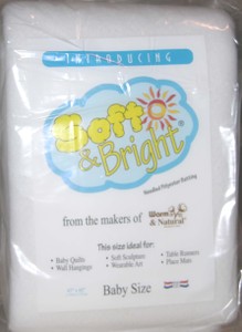 Soft & Bright Batting 4 oz 45x60