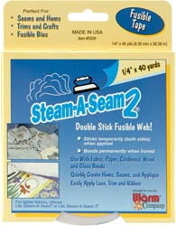 Steam-a-Seam 2 Double Stick Fusible Web 1/4"