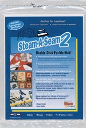Steam-A-Seam 2 Double Stick Fusible Web - Sheets