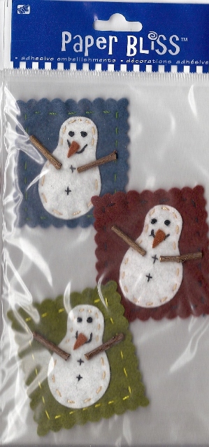 Westrim Paper Bliss Felt Christmas Embellishment - Snowboys