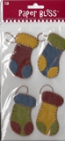 Westrim Paper Bliss Felt Christmas Embellishment - Christmas Warm Socks