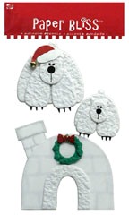 Westrim Paper Bliss Christmas Embellishment - Chilly Friends