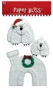Westrim Paper Bliss Christmas Embellishment - Chilly Friends