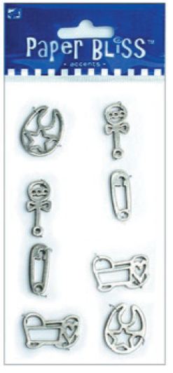Westrim Paper Bliss Accents - Charms - Baby 6 pc.
