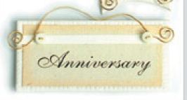 Westrim Paper Bliss Dimensional Bag Tags - Anniversary