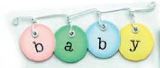 Westrim Paper Bliss Dimensional Bag Tags - Baby